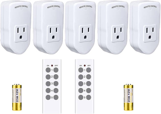 PowerHub Remote 5-Outlet Wireless Smart Power Strip (US Plug)